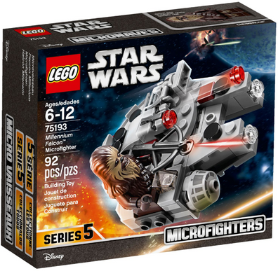 LEGO Set-Millennium Falcon Microfighter-Star Wars / Star Wars Microfighters Series 5 / Star Wars Episode 8-75193-1-Creative Brick Builders